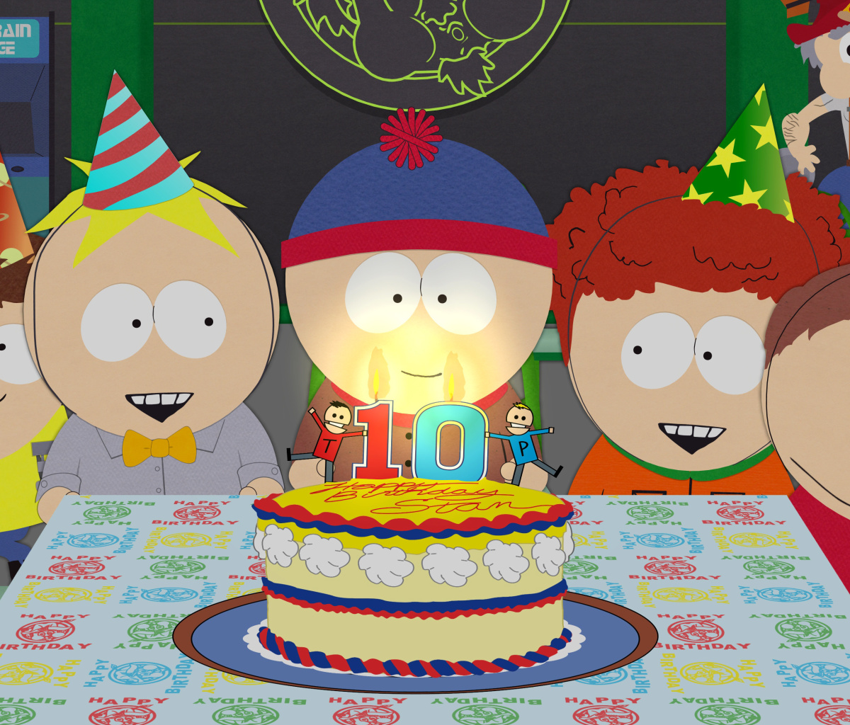 Sfondi South Park Season 15 Stans Party 1200x1024
