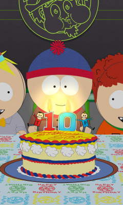 Fondo de pantalla South Park Season 15 Stans Party 240x400