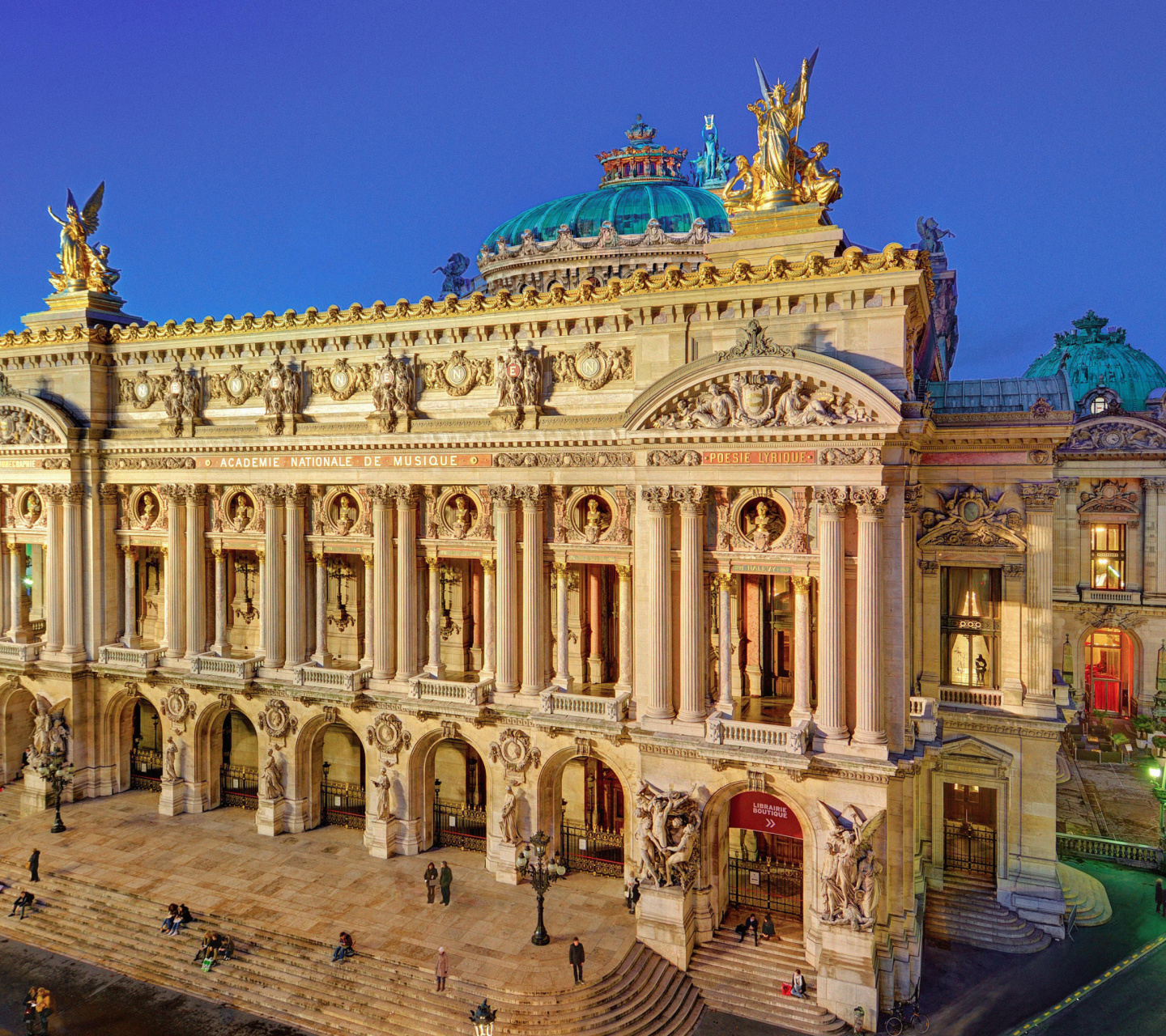 Обои Palais Garnier Opera Paris 1440x1280