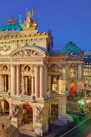 Обои Palais Garnier Opera Paris 320x480