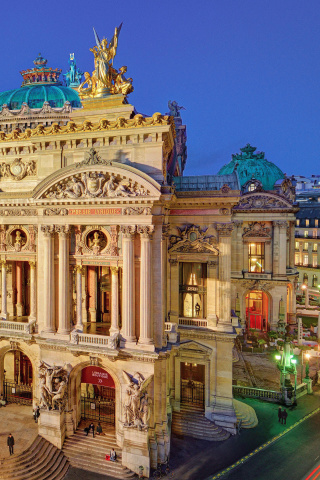 Palais Garnier Opera Paris wallpaper 320x480