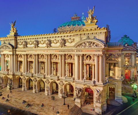 Palais Garnier Opera Paris wallpaper 480x400