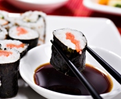 Fondo de pantalla Japanese Sushi 176x144