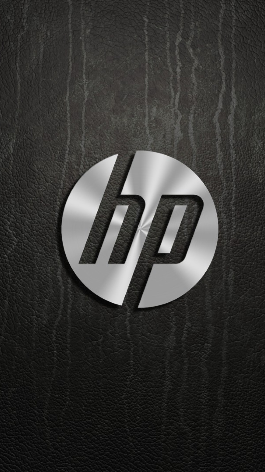 Das HP Dark Logo Wallpaper 1080x1920