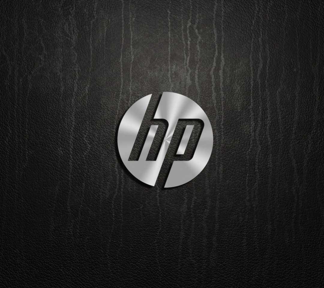 Fondo de pantalla HP Dark Logo 1080x960