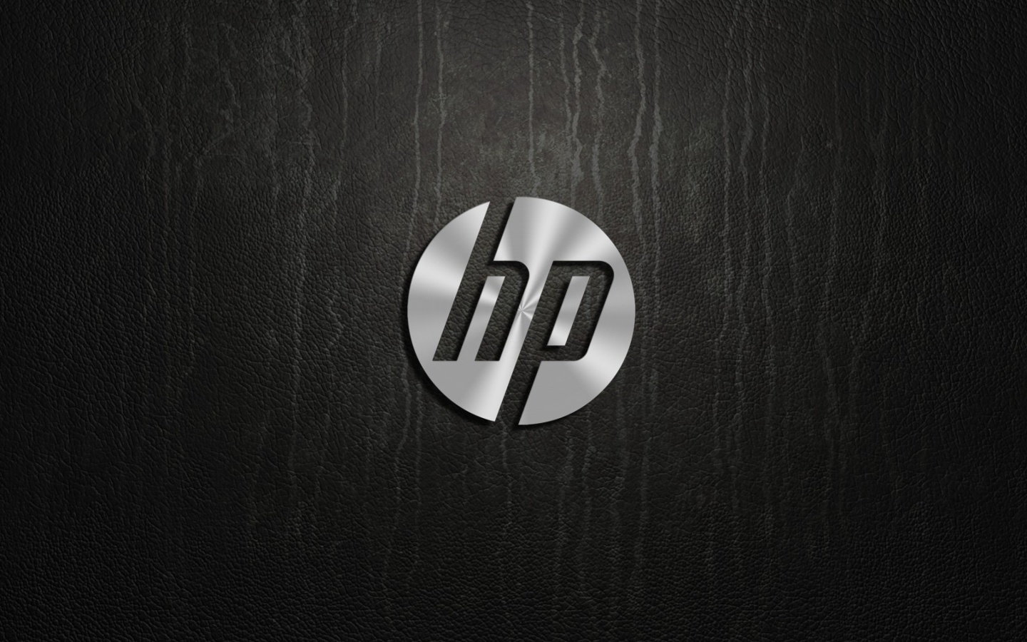 Das HP Dark Logo Wallpaper 1440x900