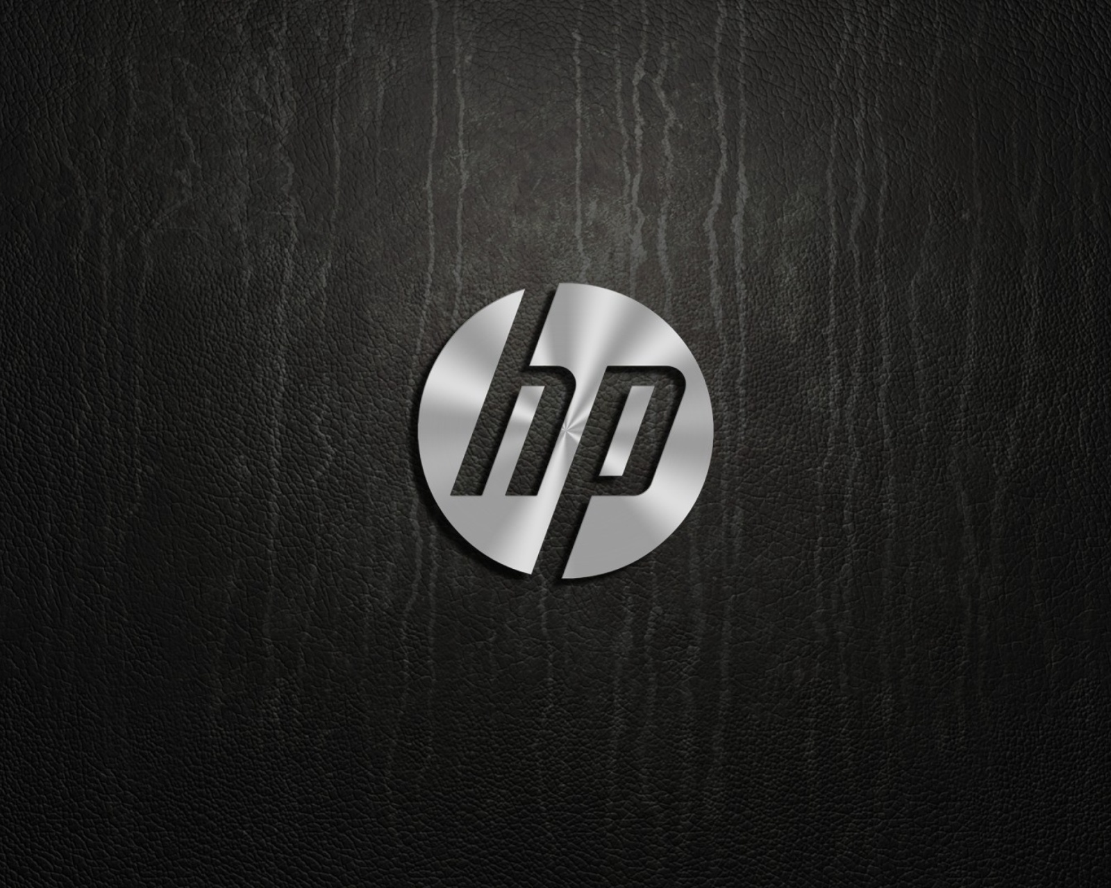 HP Dark Logo wallpaper 1600x1280