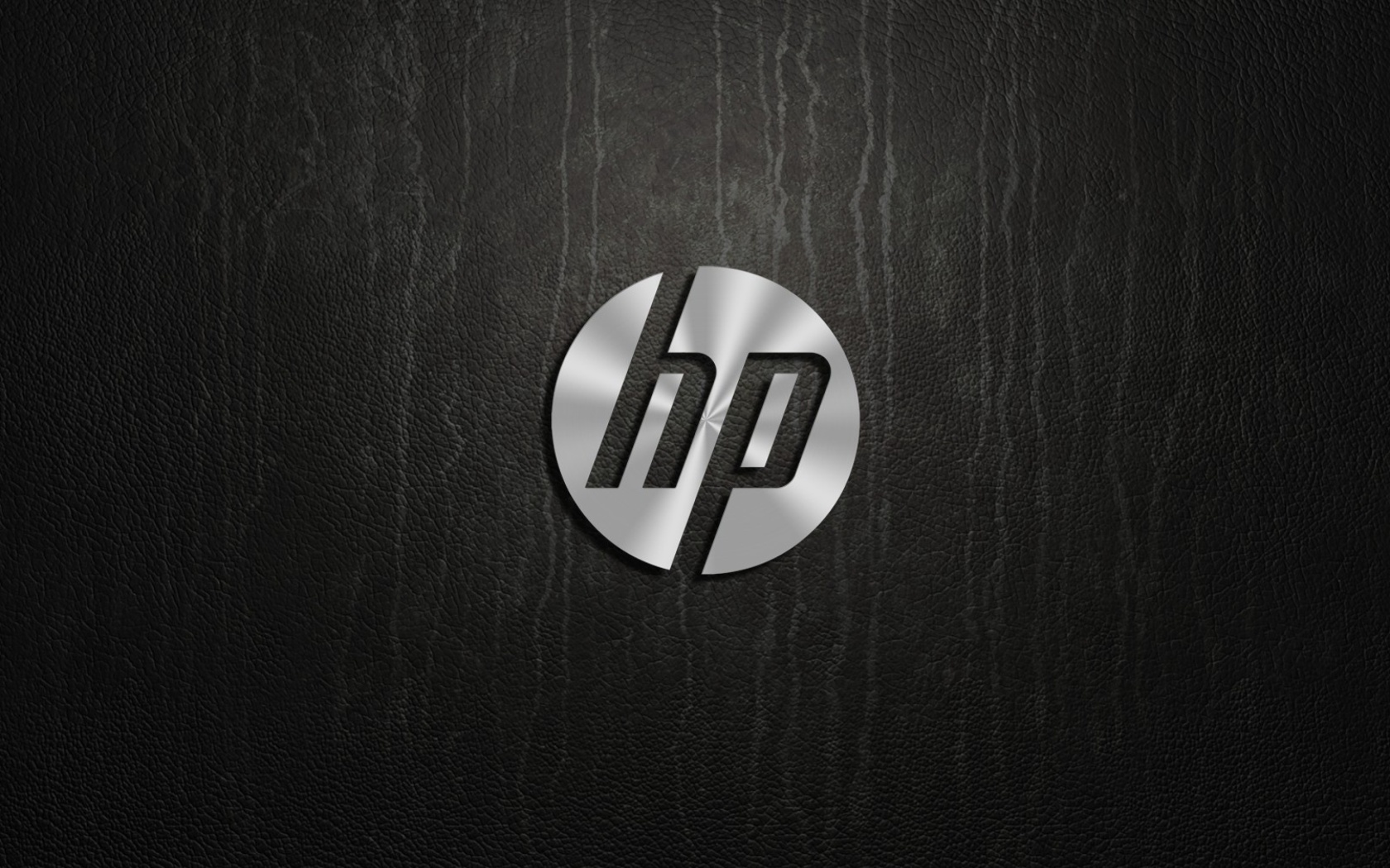 Das HP Dark Logo Wallpaper 1680x1050