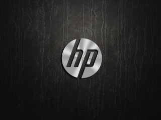 Das HP Dark Logo Wallpaper 320x240