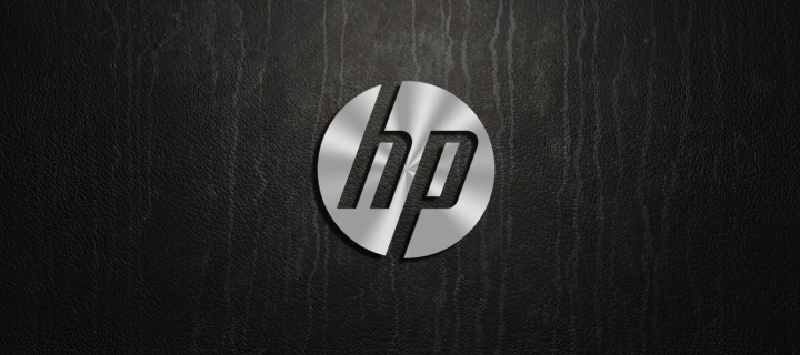 Das HP Dark Logo Wallpaper 720x320