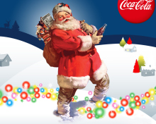 Fondo de pantalla Coke Christmas 220x176