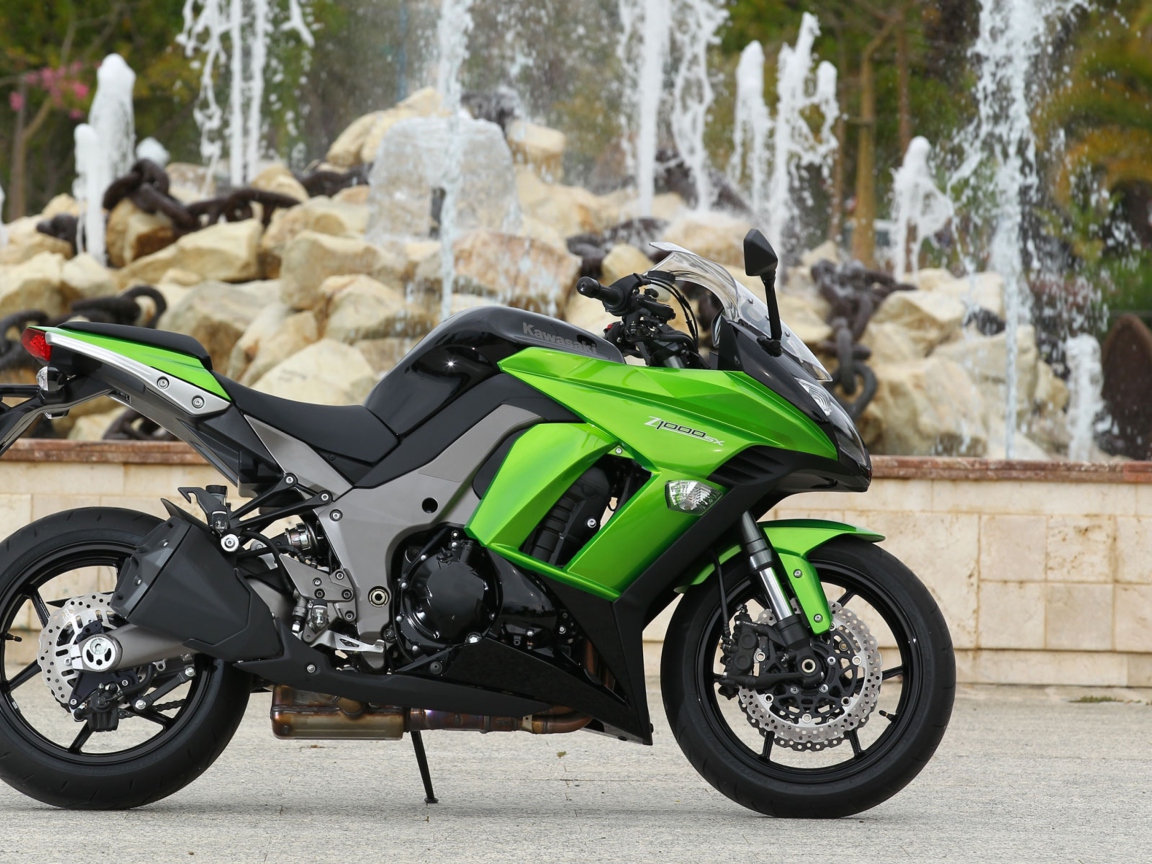 Das Kawasaki Z1000 Wallpaper 1152x864