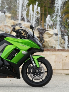 Fondo de pantalla Kawasaki Z1000 240x320