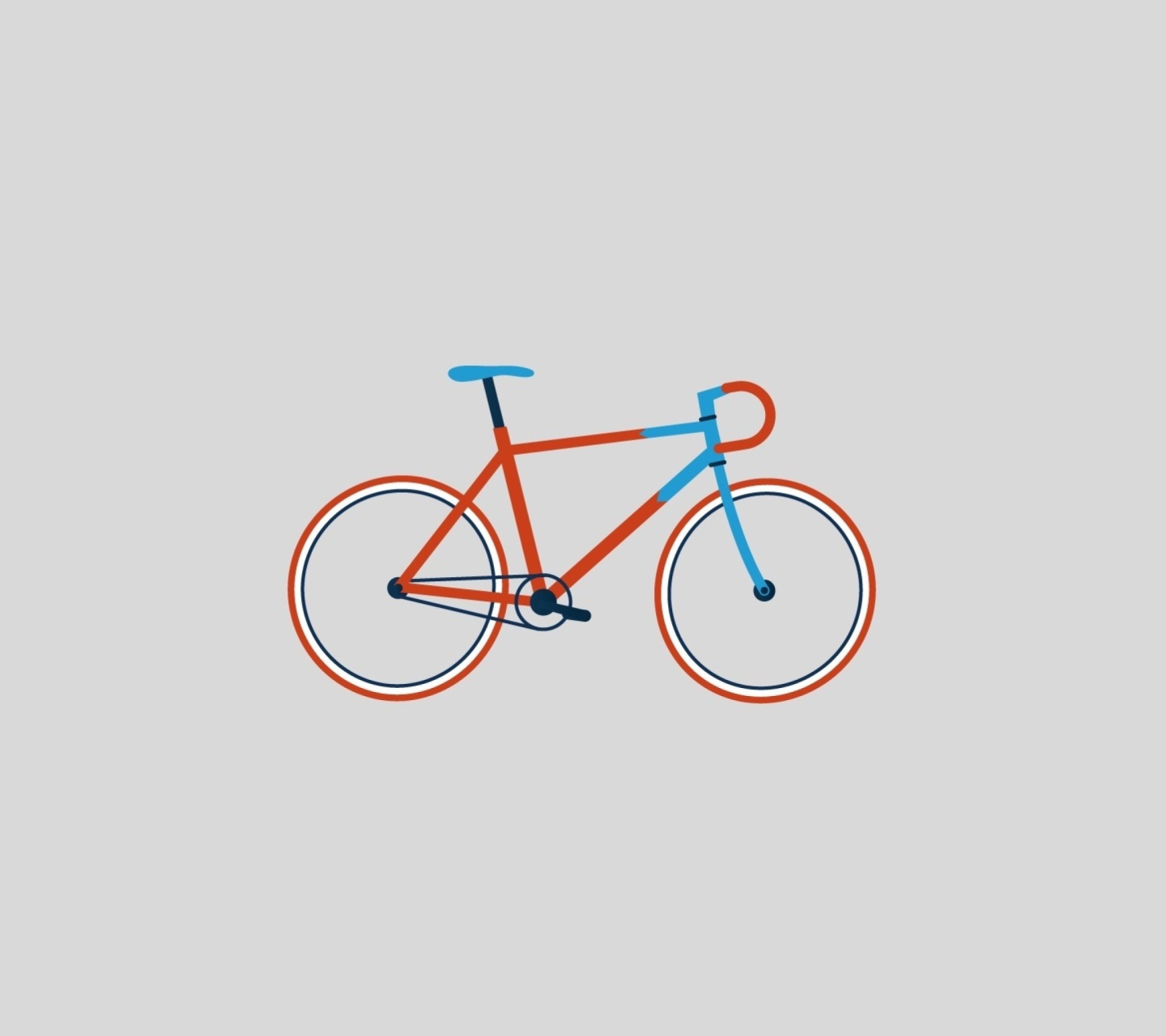 Fondo de pantalla Bike Illustration 1440x1280