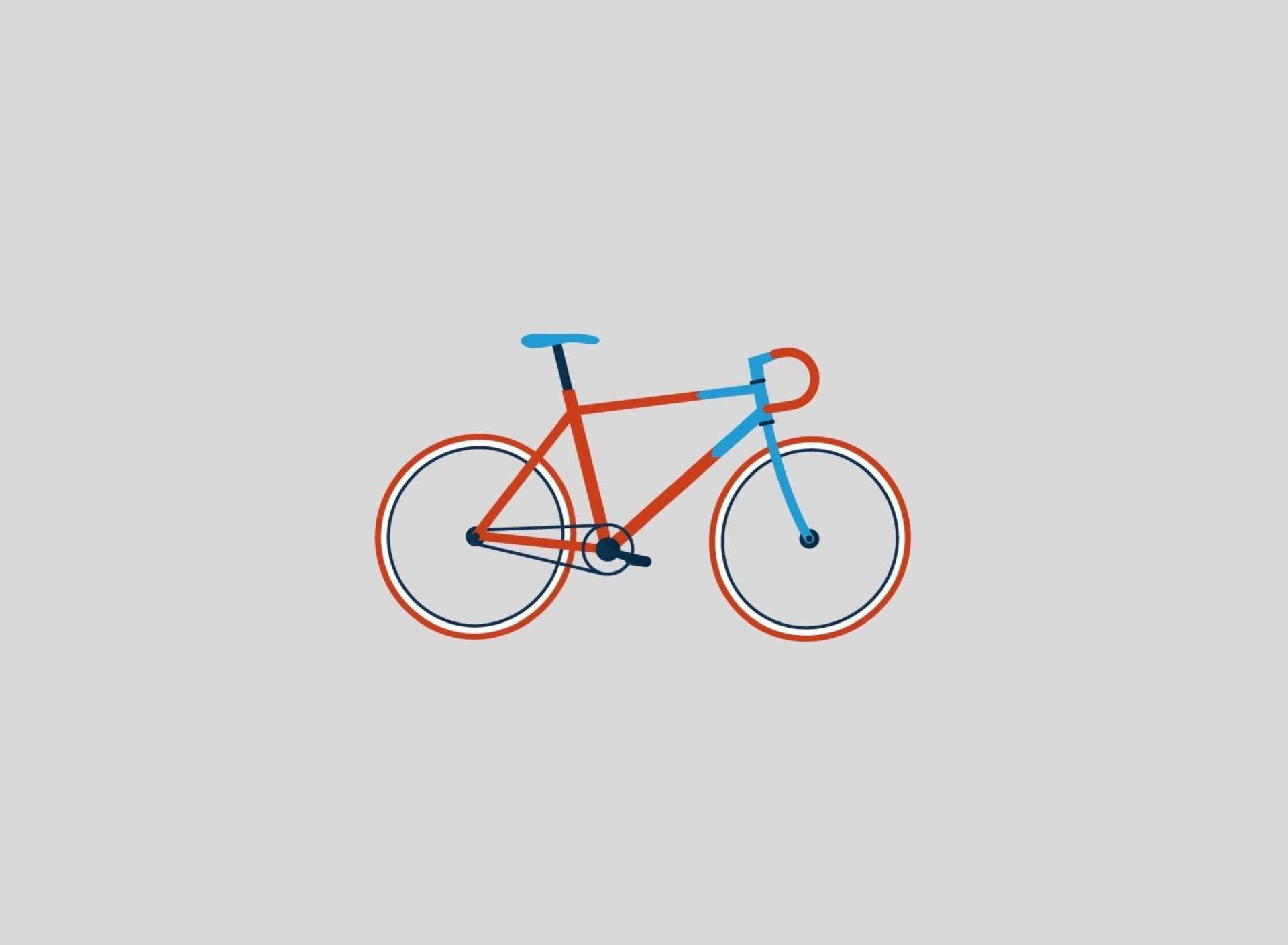 Das Bike Illustration Wallpaper 1920x1408