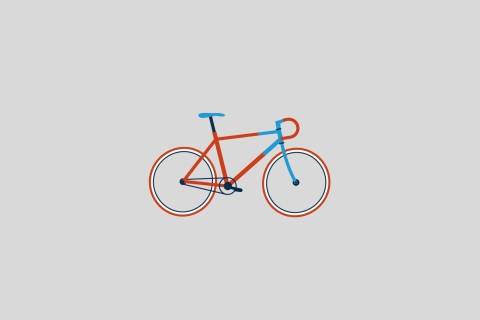 Fondo de pantalla Bike Illustration 480x320