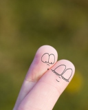 Cute Fingers screenshot #1 128x160