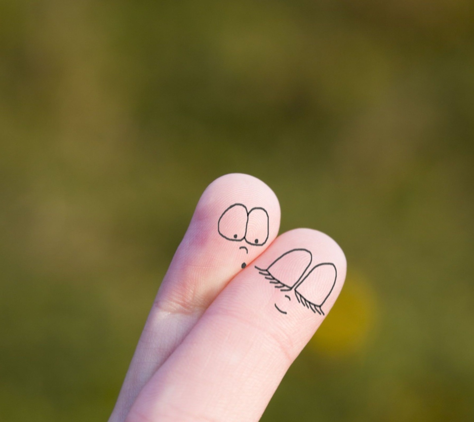 Cute Fingers wallpaper 960x854