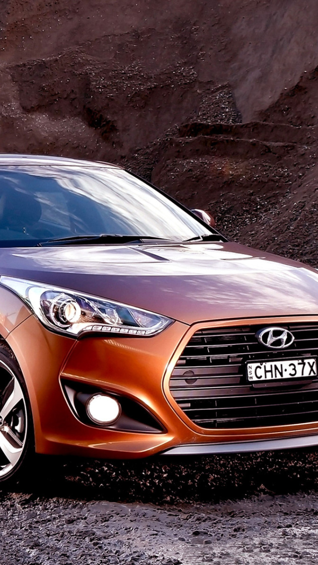 Hyundai Veloster wallpaper 640x1136