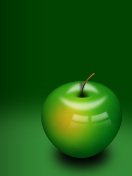 Fondo de pantalla Green Apple 132x176