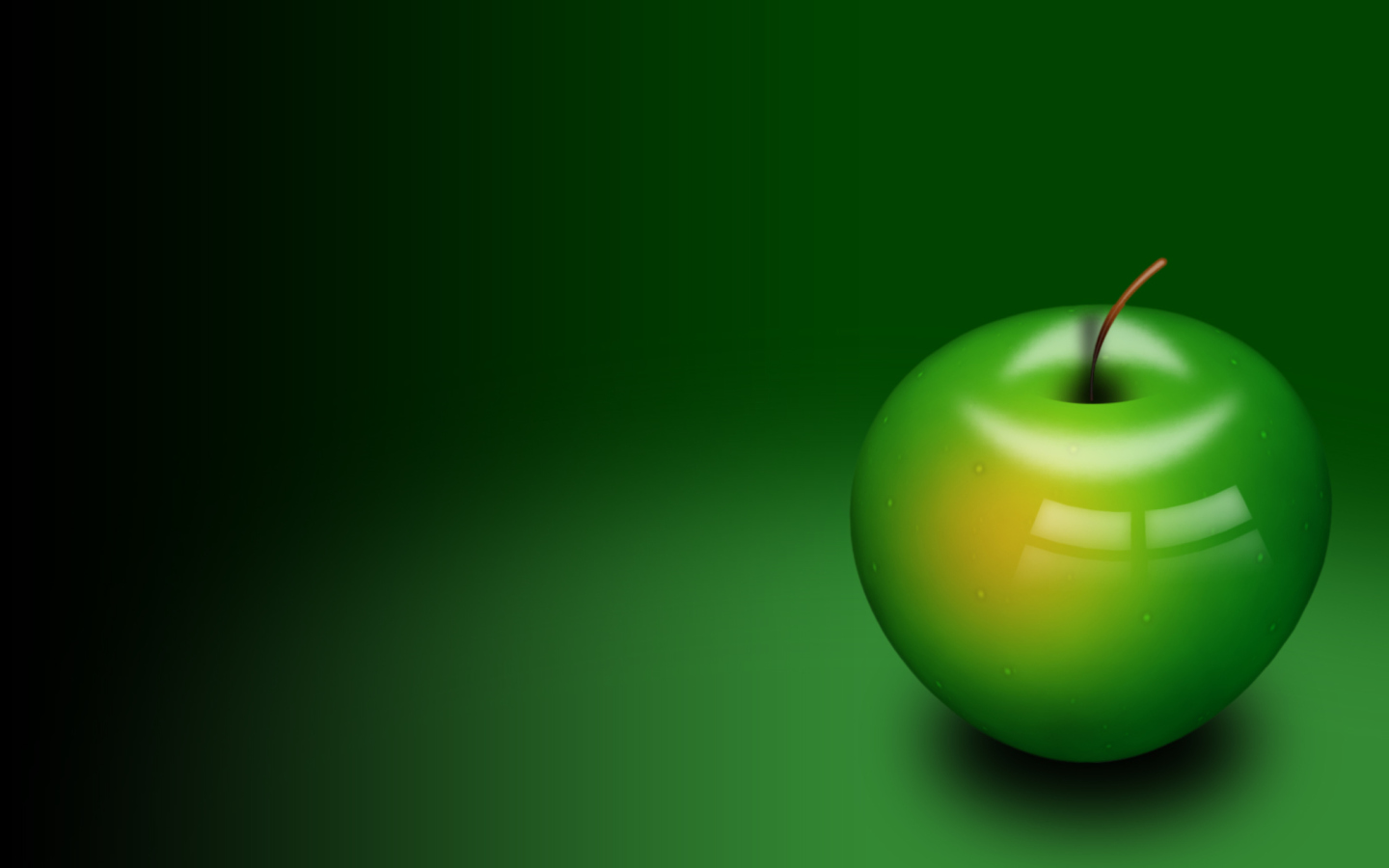 Das Green Apple Wallpaper 1440x900