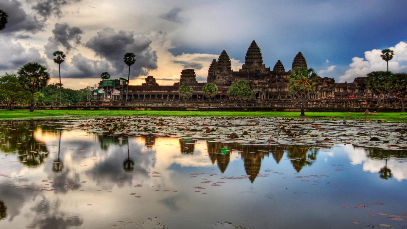 Das Angkor Wat Wallpaper 1366x768