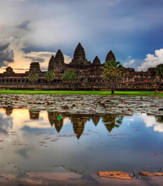 Angkor Wat sfondi gratuiti per iPhone 4S
