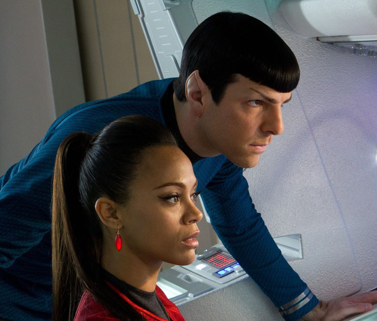 Spock And Uhura -  Star Trek wallpaper 1200x1024