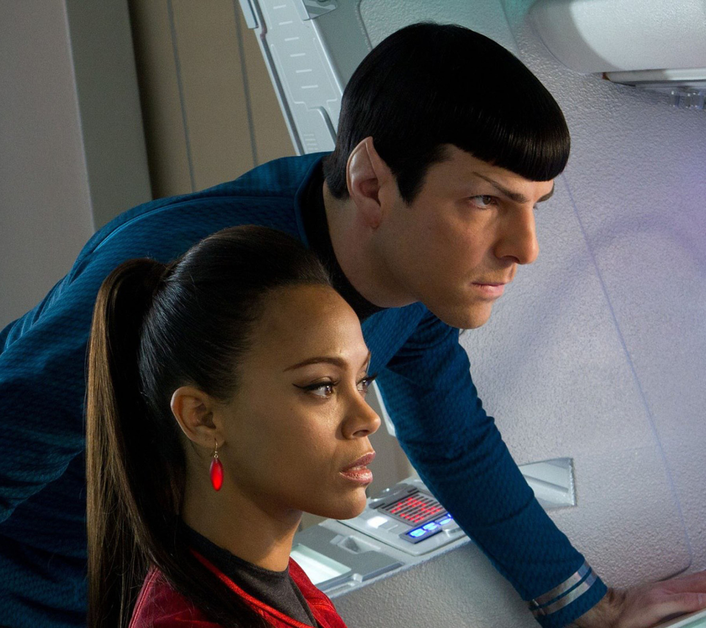 Spock And Uhura -  Star Trek wallpaper 1440x1280