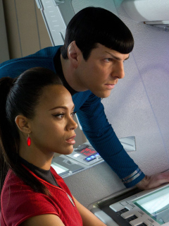 Screenshot №1 pro téma Spock And Uhura -  Star Trek 240x320