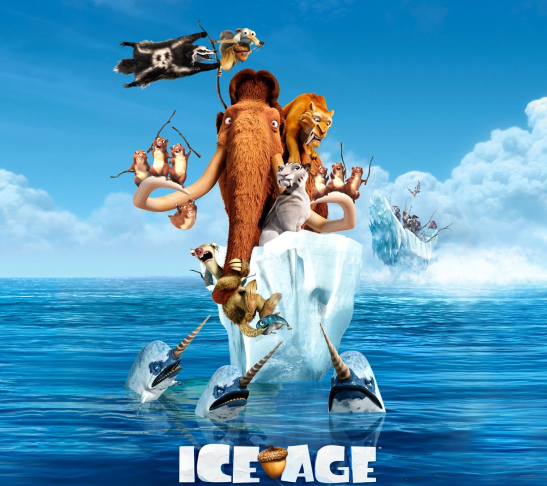 Fondo de pantalla Ice Age Continental Drift 1080x960