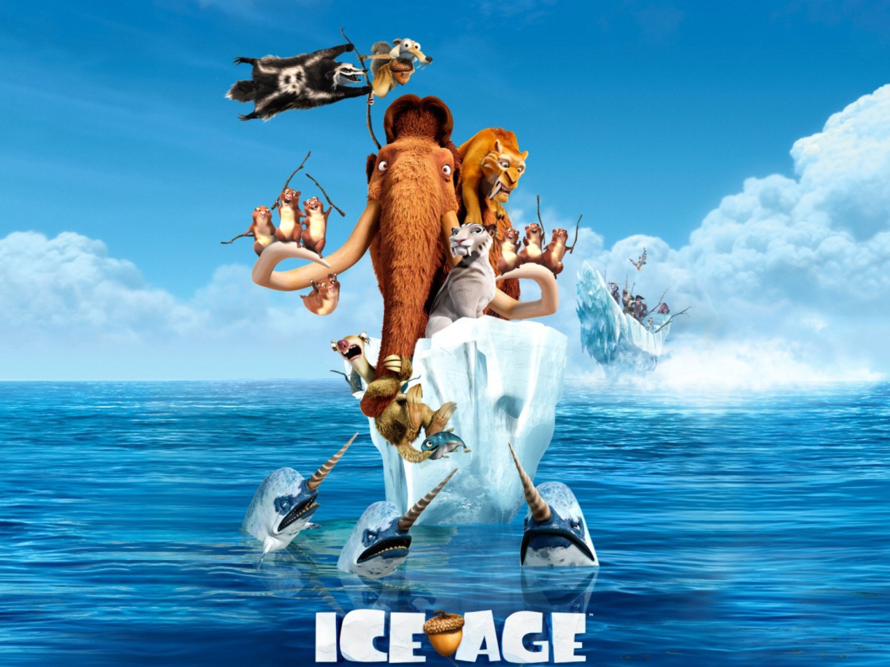 Fondo de pantalla Ice Age Continental Drift 1280x960