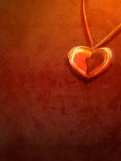 Heart Necklace screenshot #1 240x320