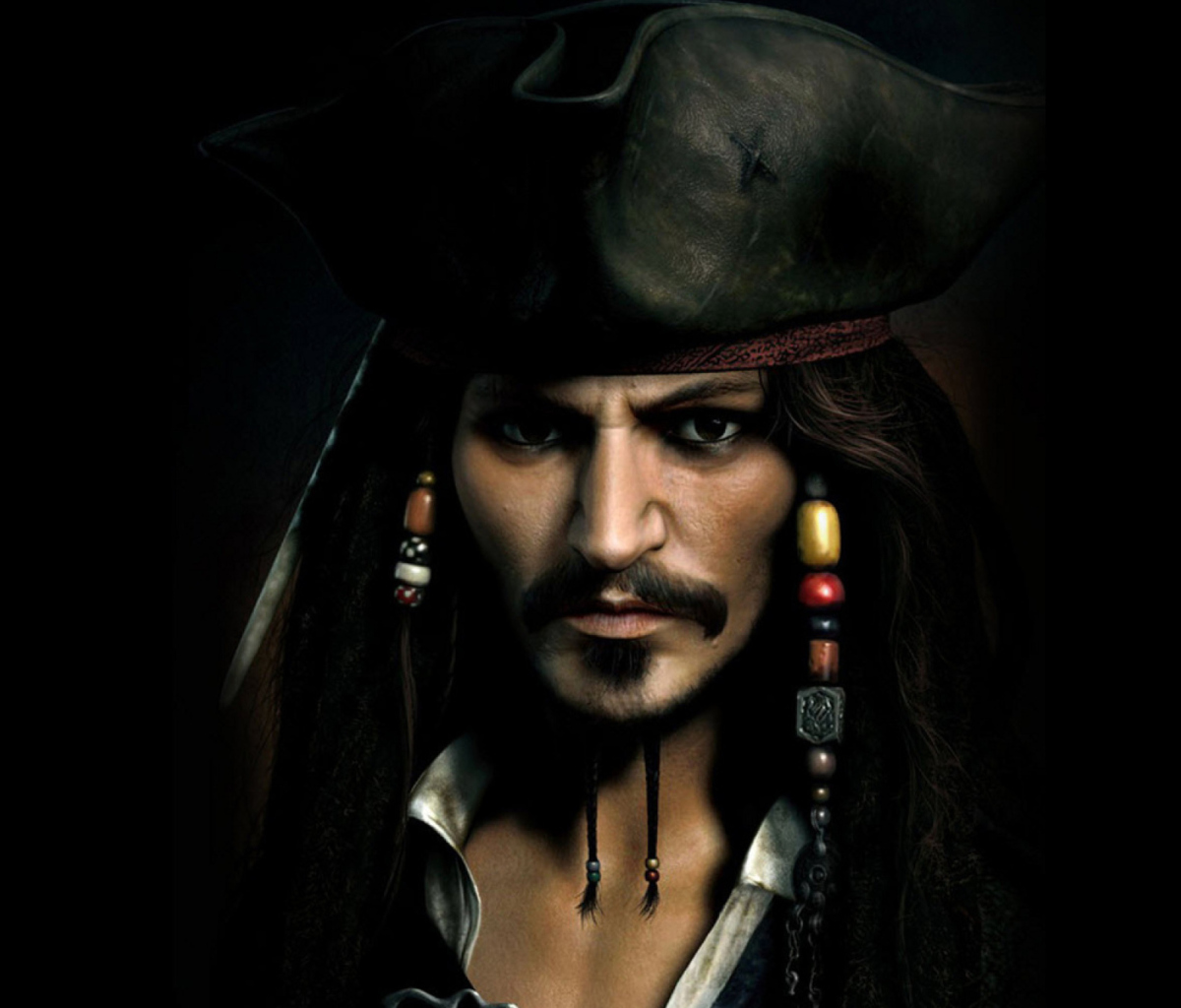 Captain Jack Sparrow wallpaper 1200x1024