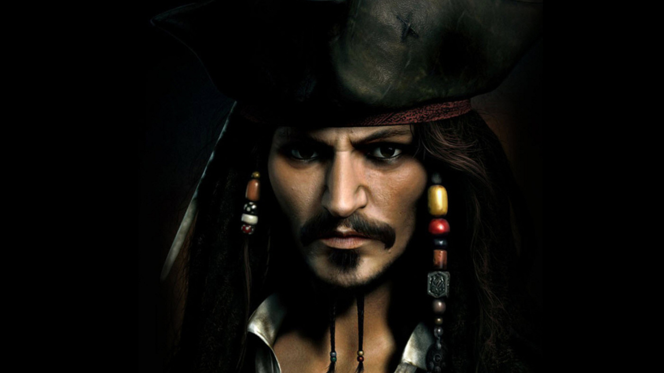 Screenshot №1 pro téma Captain Jack Sparrow 1366x768