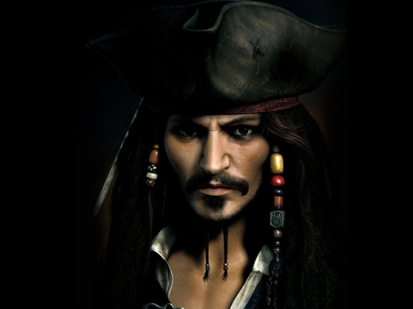 Обои Captain Jack Sparrow 1400x1050