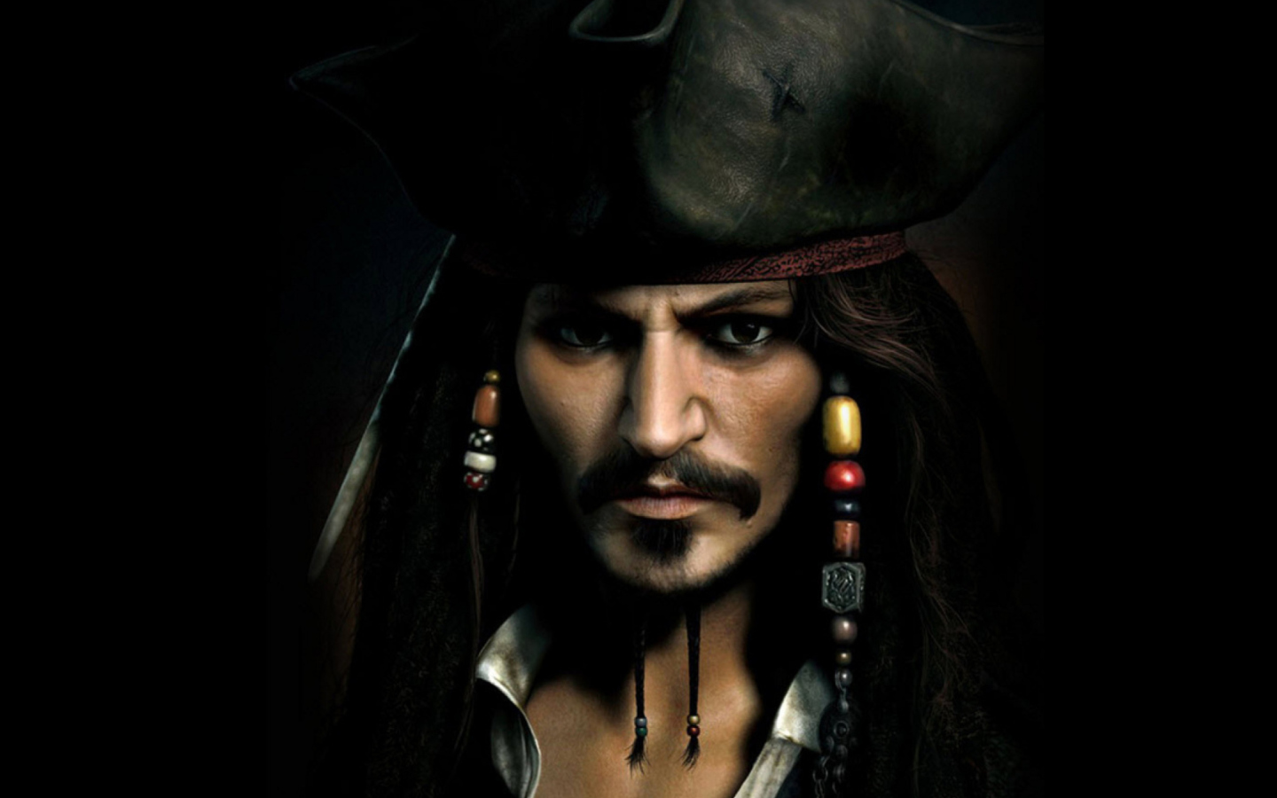 Screenshot №1 pro téma Captain Jack Sparrow 1440x900