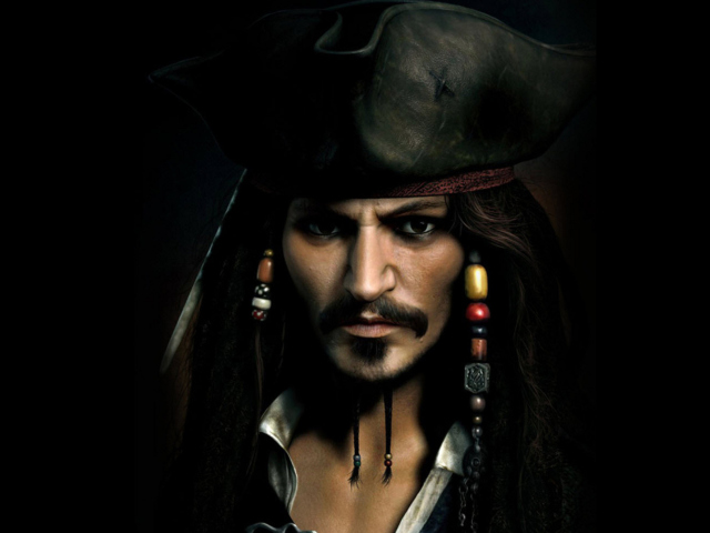 Обои Captain Jack Sparrow 640x480