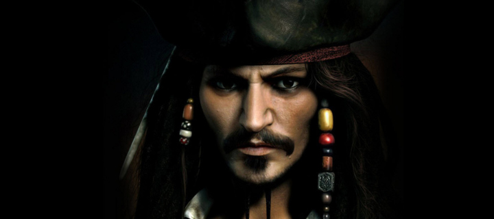 Sfondi Captain Jack Sparrow 720x320