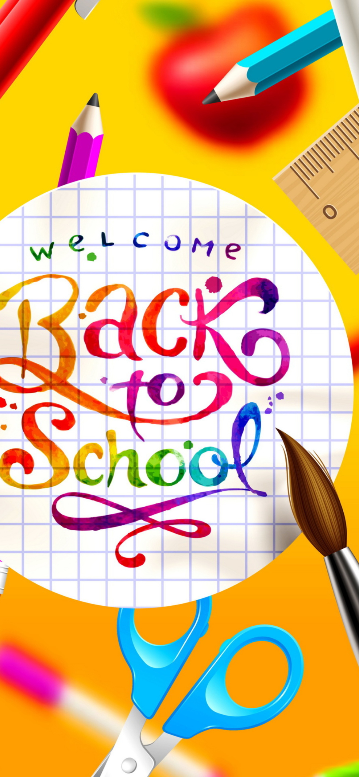 Das Back to School Wallpaper 1170x2532