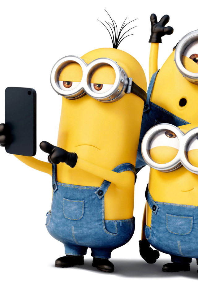 Обои Minions Wallpaper for Laptop 640x960