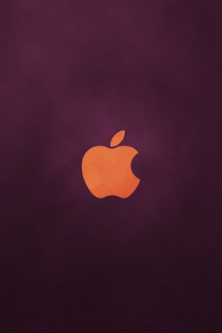 Fondo de pantalla Apple Logo 320x480