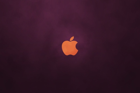 Das Apple Logo Wallpaper 480x320