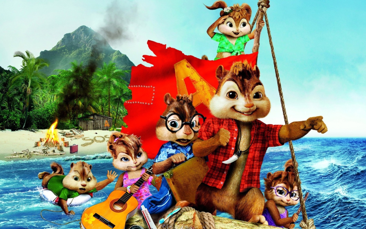 Screenshot №1 pro téma Alvin And Chipmunks 1280x800