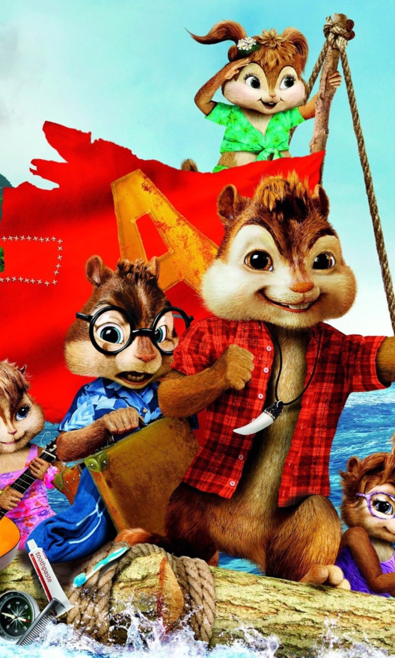 Sfondi Alvin And Chipmunks 768x1280