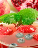 Обои Hot Strawberry Cider 128x160