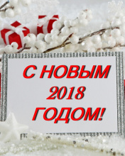 Das Happy New 2018 Year Wallpaper 176x220