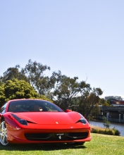 Red Ferrari screenshot #1 176x220