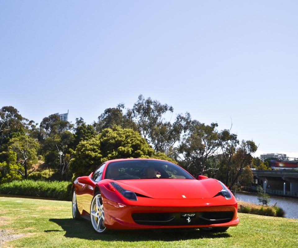 Red Ferrari screenshot #1 960x800