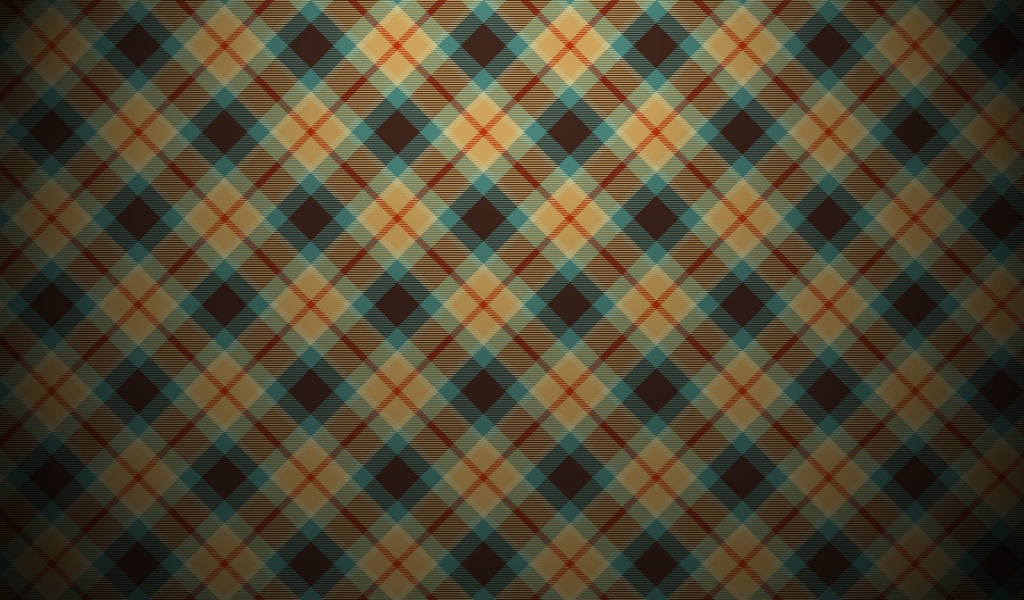 Fondo de pantalla Blue And Orange Plaid Pattern 1024x600